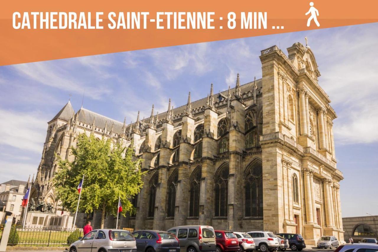 Promenade D'Automne - Netflix & Wifi - Climatisation- Parking Gratuit - Check-In 24H24 - Emplacement Velos - Goodmarning Châlons-en-Champagne Exterior foto